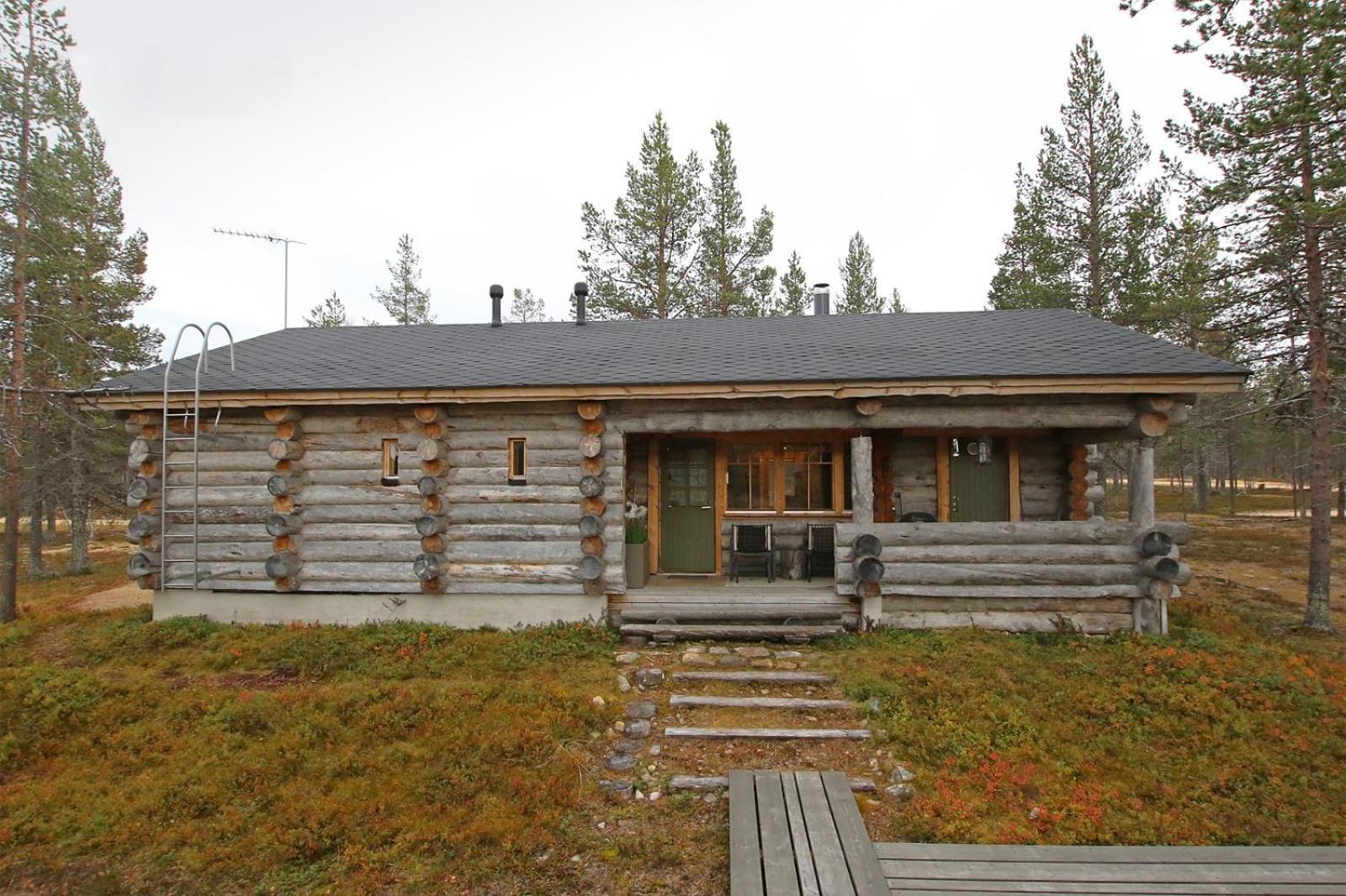 Kuukkeli Log Houses Villa Aurora "Pupula" サーリセルカ エクステリア 写真