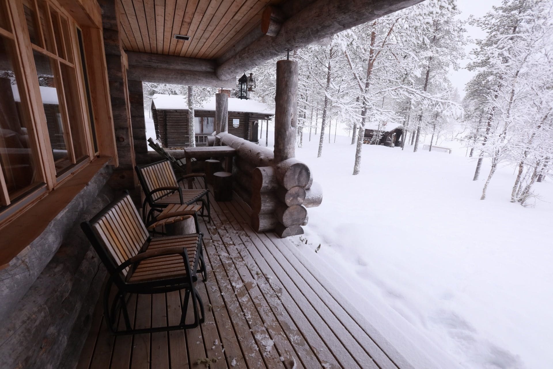 Kuukkeli Log Houses Villa Aurora "Pupula" サーリセルカ エクステリア 写真